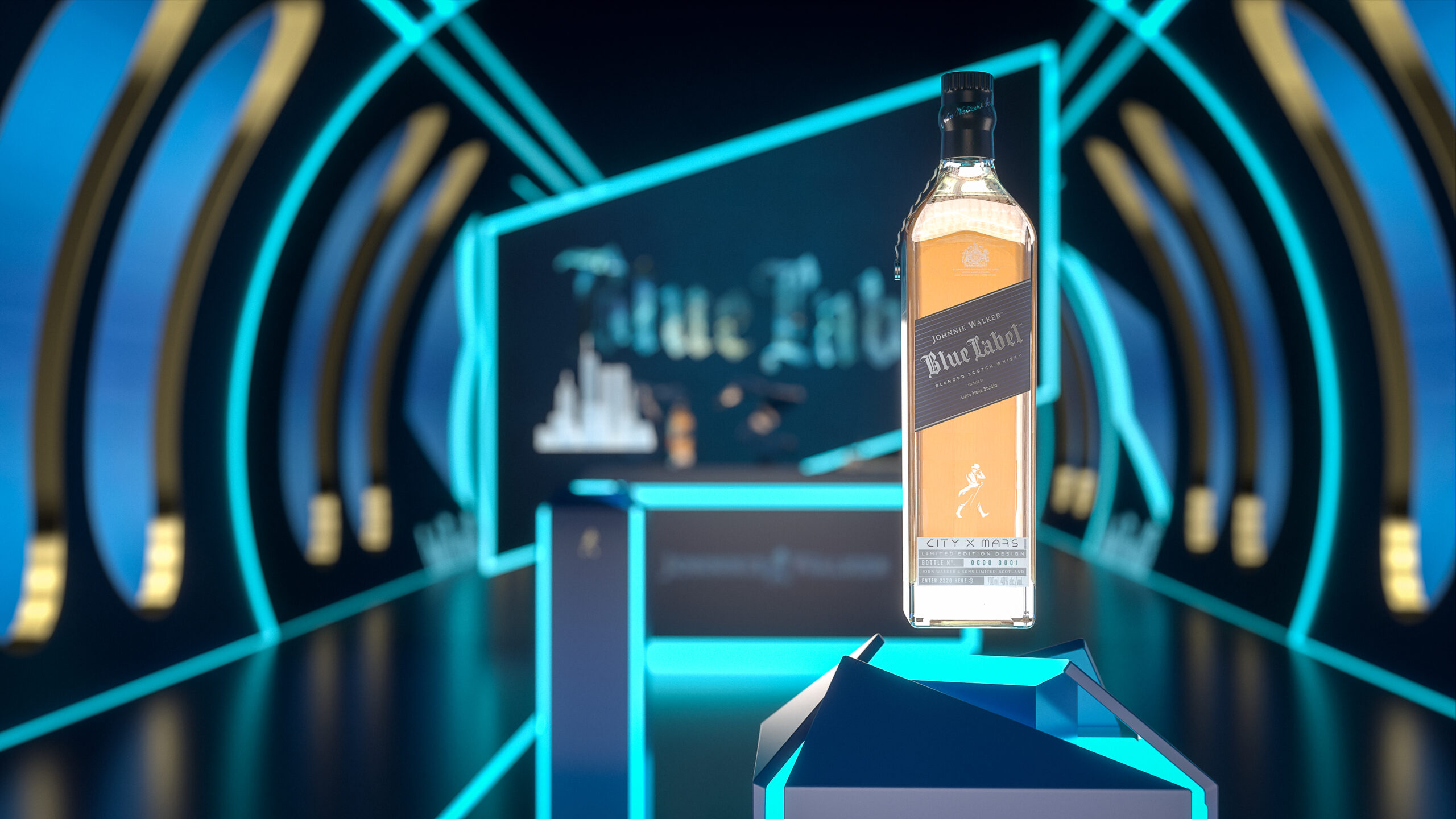 johnnie walker blue label cities future moyosa spaces virtual gallery