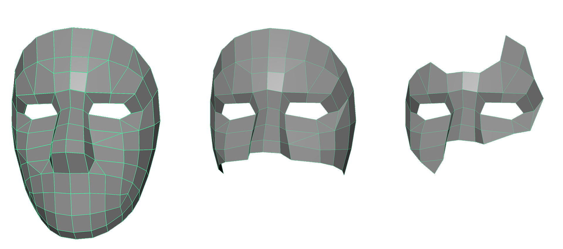 Meta Spark AR mask 3D model filter